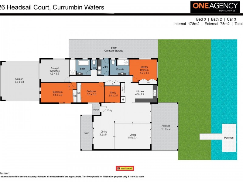 26 Headsail Court, Currumbin Waters QLD 4223 Floorplan