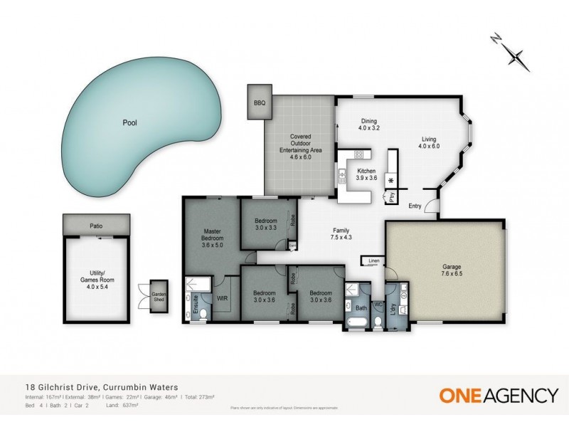 18 Gilchrist Drive, Currumbin Waters QLD 4223 Floorplan