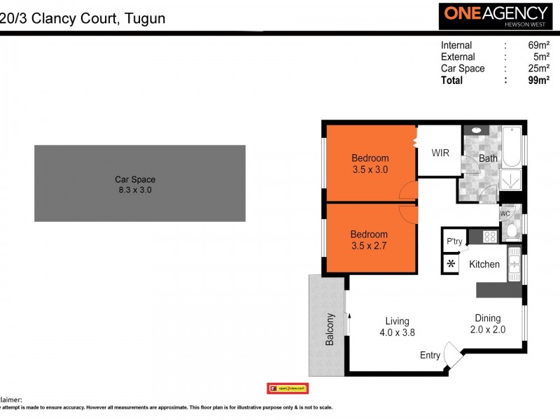 20/3 Clancy Court, Tugun QLD 4224 Floorplan