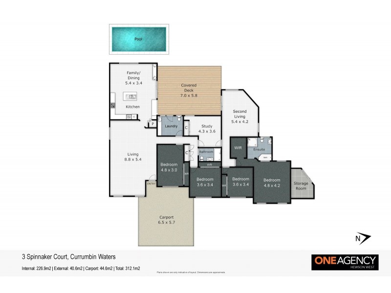 3 Spinnaker Court, Currumbin Waters QLD 4223 Floorplan
