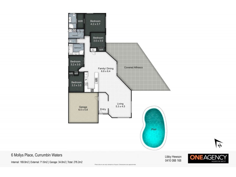 6 Mollys Place, Currumbin Waters QLD 4223 Floorplan