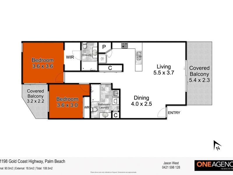 18/1198 Gold Coast Highway, Palm Beach QLD 4221 Floorplan