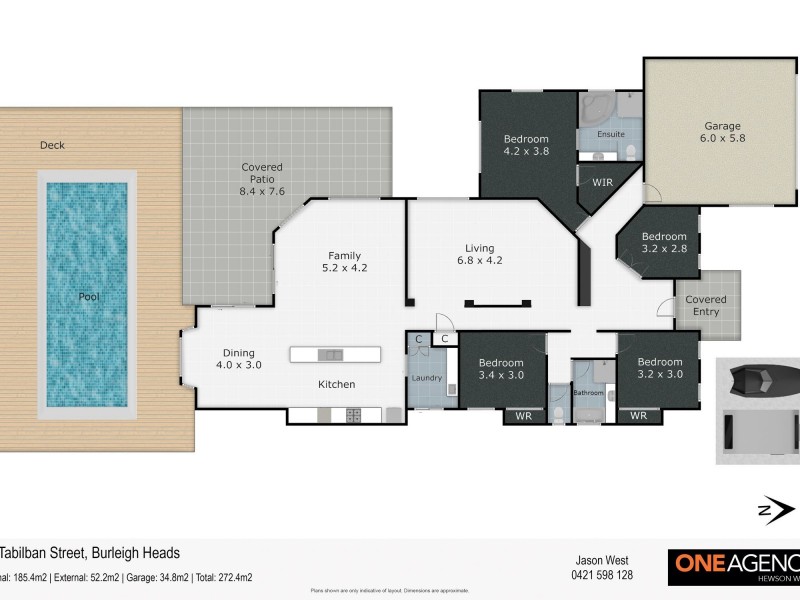 82 Tabilban Street, Burleigh Heads QLD 4220 Floorplan