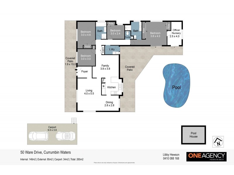 50 Ware Drive, Currumbin Waters QLD 4223 Floorplan