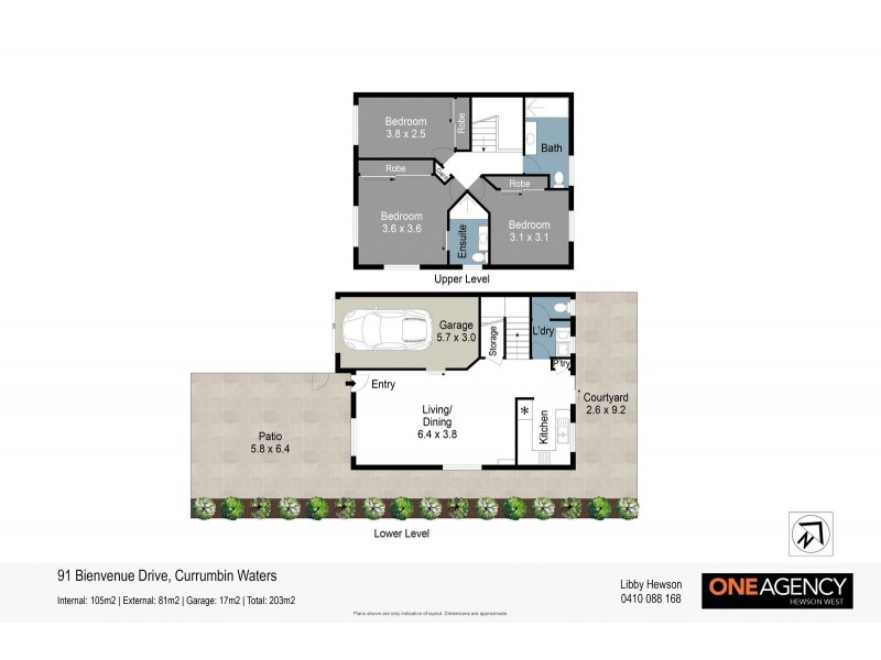 8/91 Bienvenue Drive, Currumbin Waters QLD 4223 Floorplan