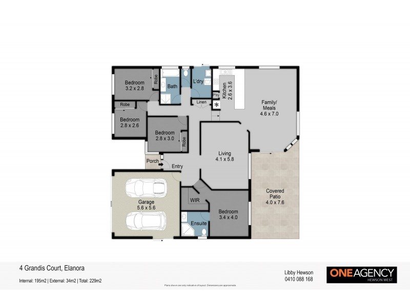 4 Grandis Court, Elanora QLD 4221 Floorplan