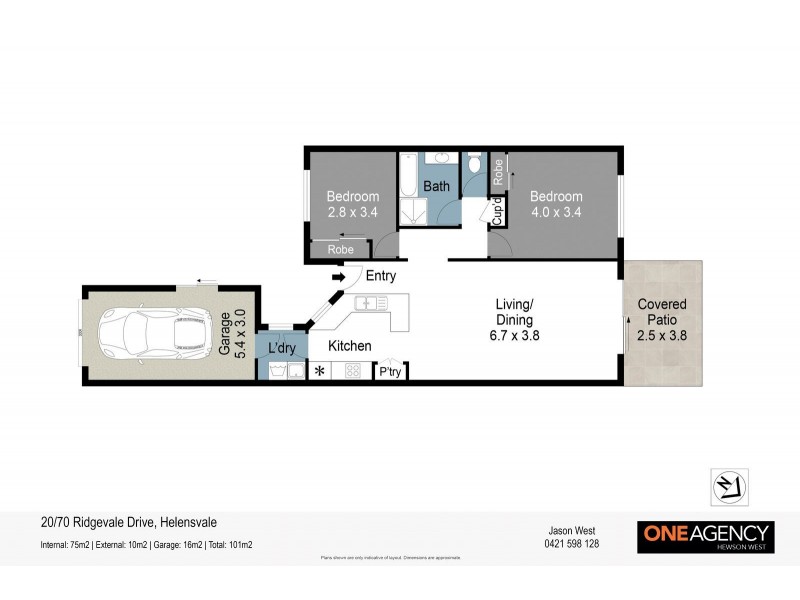20/70 Ridgevale Drive, Helensvale QLD 4212 Floorplan