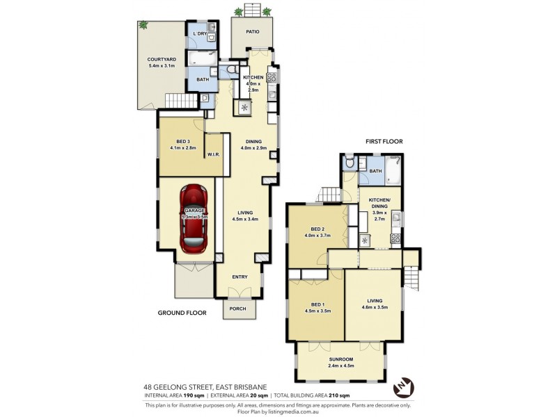 48 Geelong Street, East Brisbane QLD 4169 Floorplan