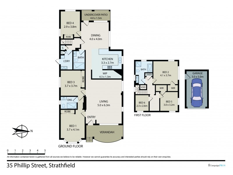 35 Philip St, Strathfield NSW 2135 Floorplan
