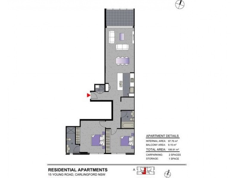 65/15 Young Road, Carlingford NSW 2118