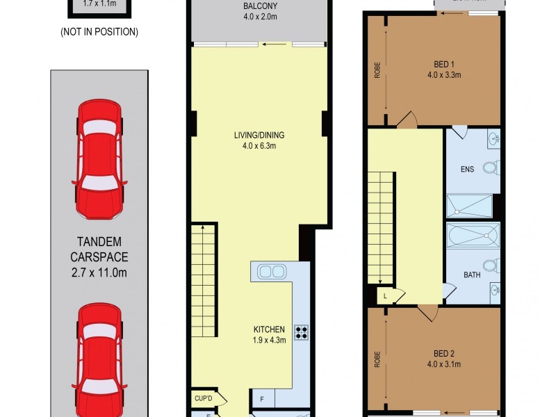 30/5 Lusty Street, Wolli Creek NSW 2205 Floorplan