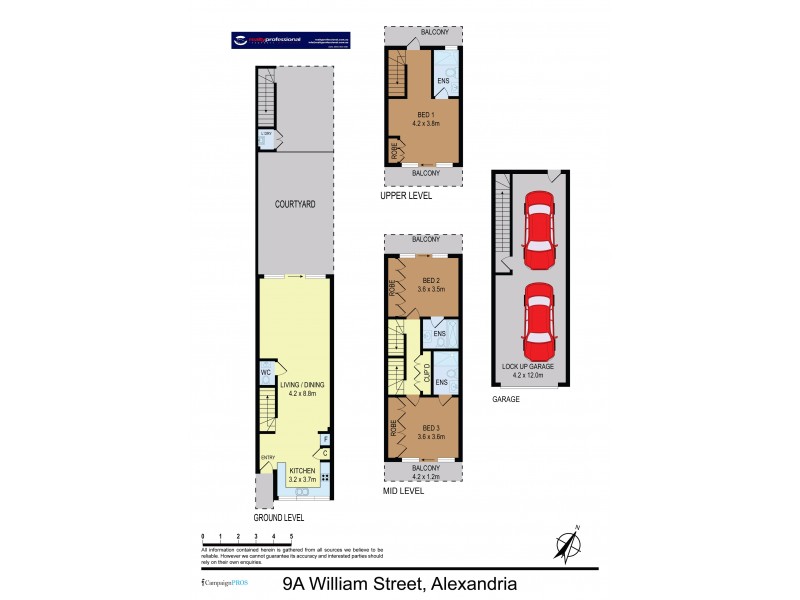9A William Street, Alexandria NSW 2015 Floorplan