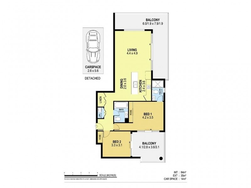 1004/47-51 Crown Street, Wollongong NSW 2500 Floorplan