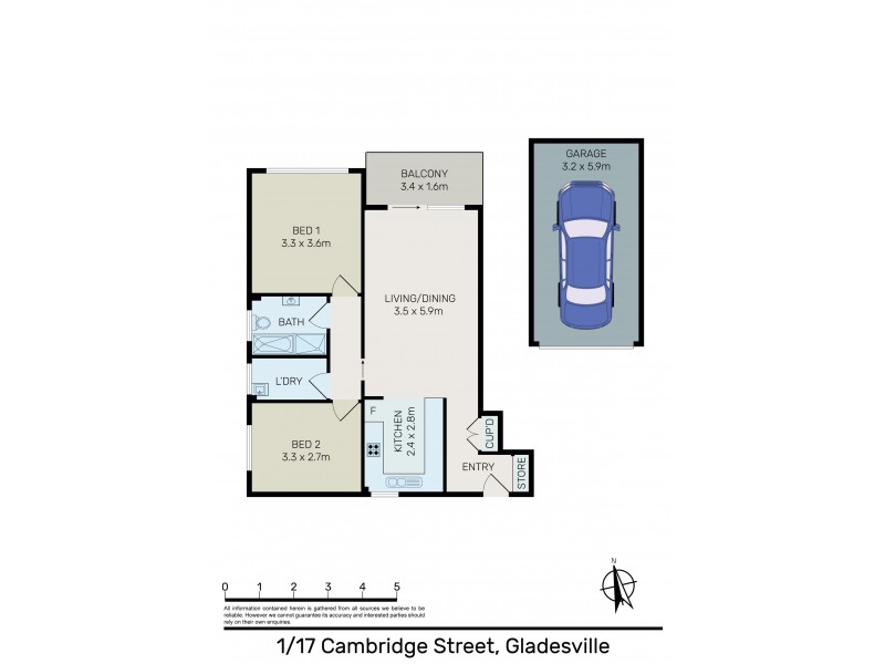 1/17 Cambridge Street, Gladesville NSW 2111