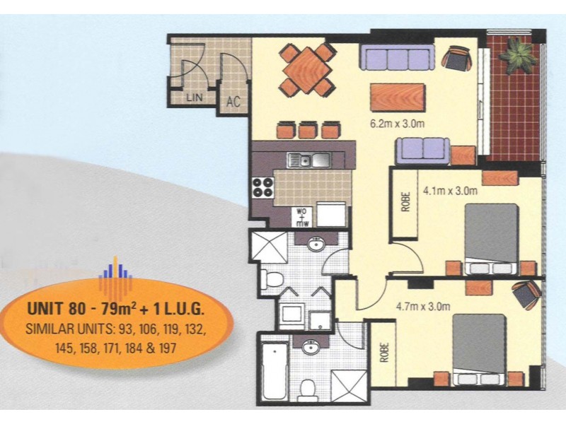 171/14 BROWN STREET, Chatswood NSW 2067 Floorplan