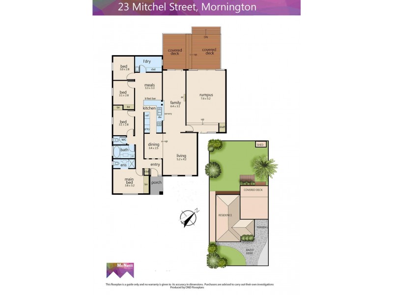 23 Mitchell Street, Mornington VIC 3931 Floorplan