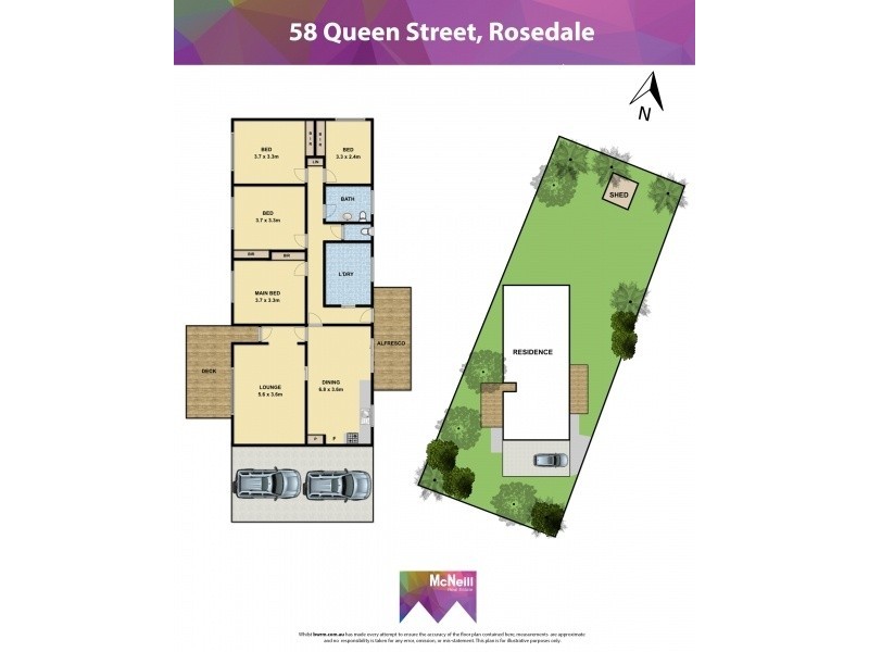 58 Queen Street, Rosedale VIC 3847 Floorplan