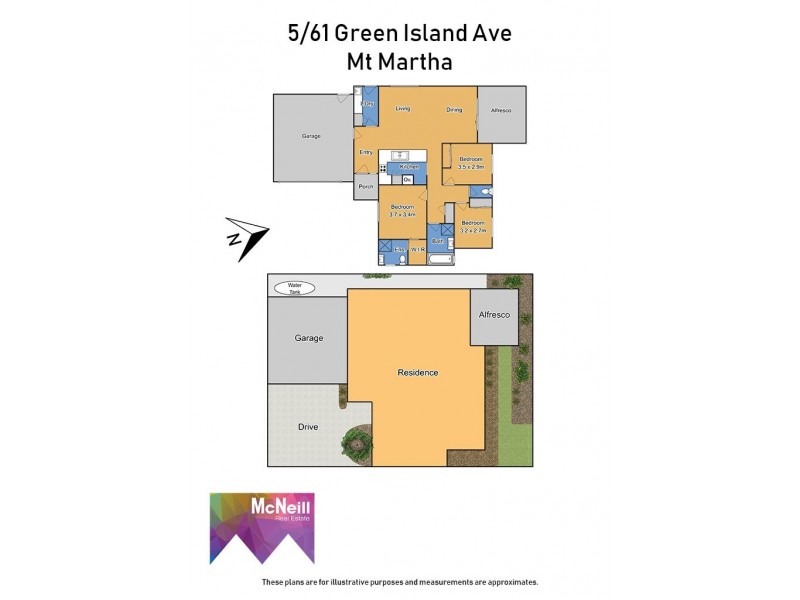 5/61 Green Island Avenue, Mount Martha VIC 3934 Floorplan