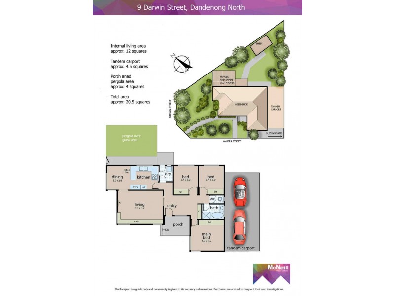 9 Darwin Street, Dandenong North VIC 3175 Floorplan