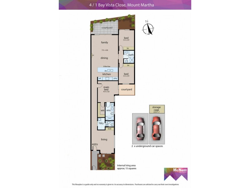 4/1 Bay Vista Close, Mount Martha VIC 3934 Floorplan