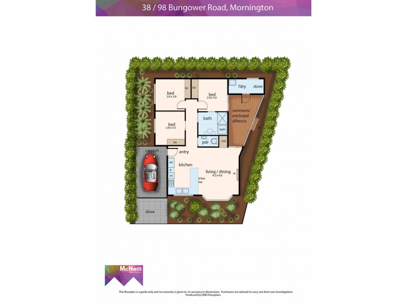 38/98 Bungower Road, Mornington VIC 3931 Floorplan