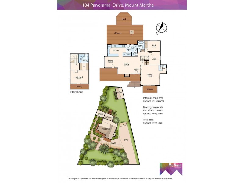104 Panorama Drive, Mount Martha VIC 3934 Floorplan