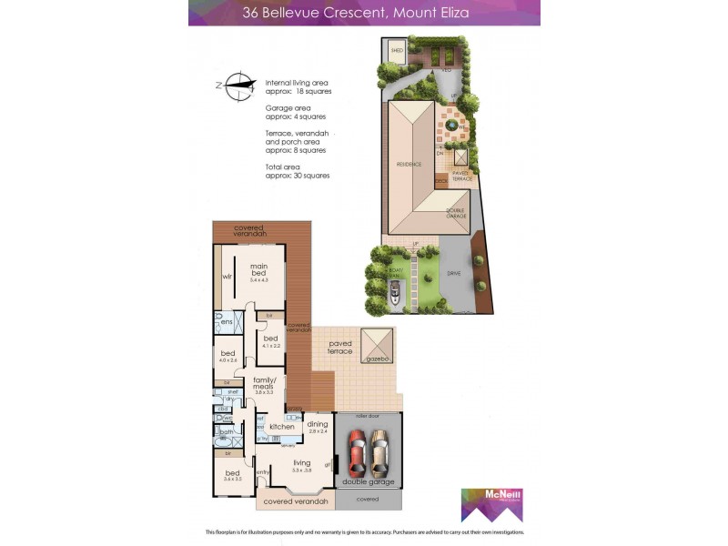 36 Bellevue Crescent, Mount Eliza VIC 3930 Floorplan