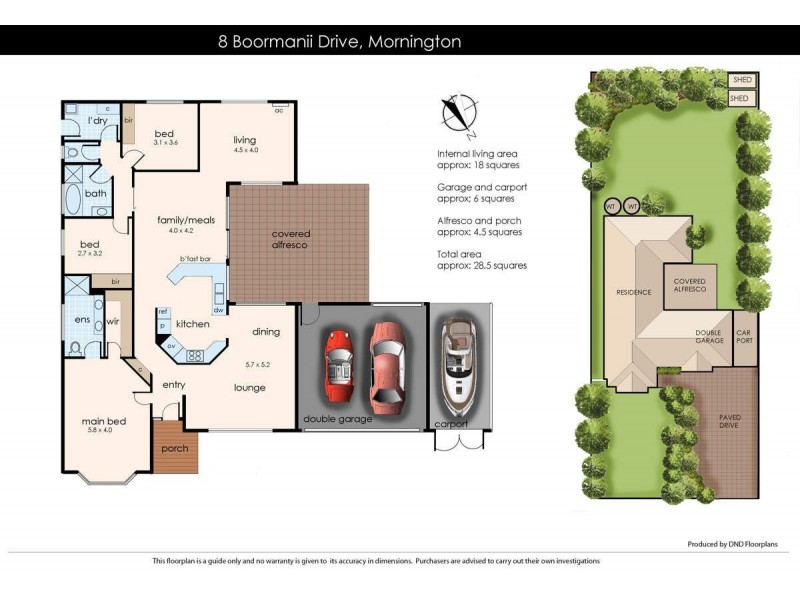 8 Boormanii Drive, Mornington VIC 3931 Floorplan