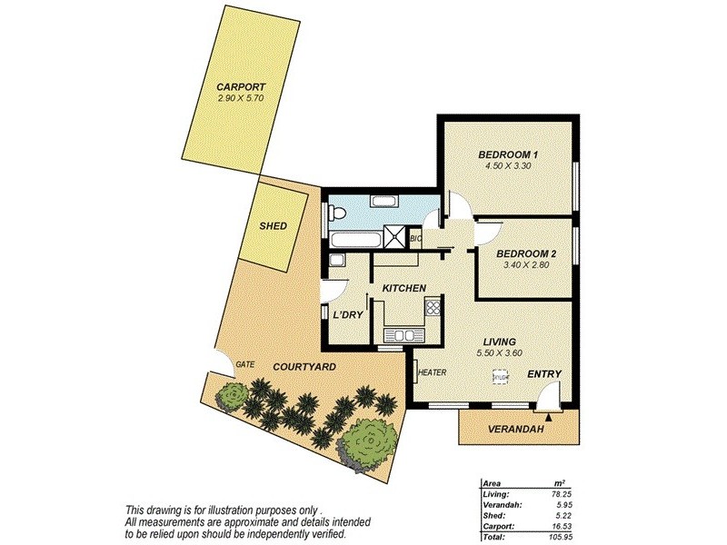 1/14 Penny Street, Ridgehaven SA 5097 Floorplan
