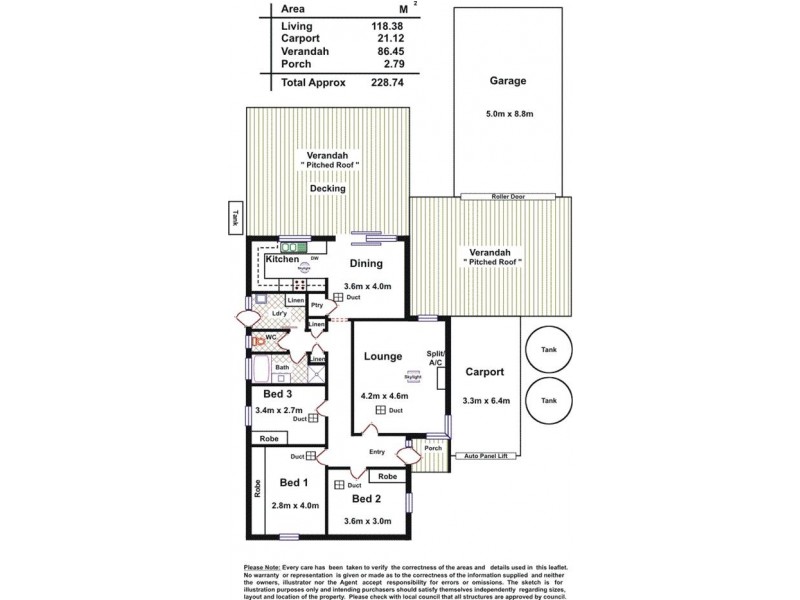 21 Codd Street, Para Hills West SA 5096 Floorplan