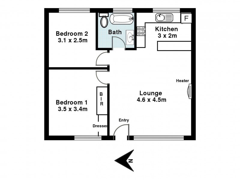 7/13 Burbank Avenue, Bedford Park SA 5042 Floorplan