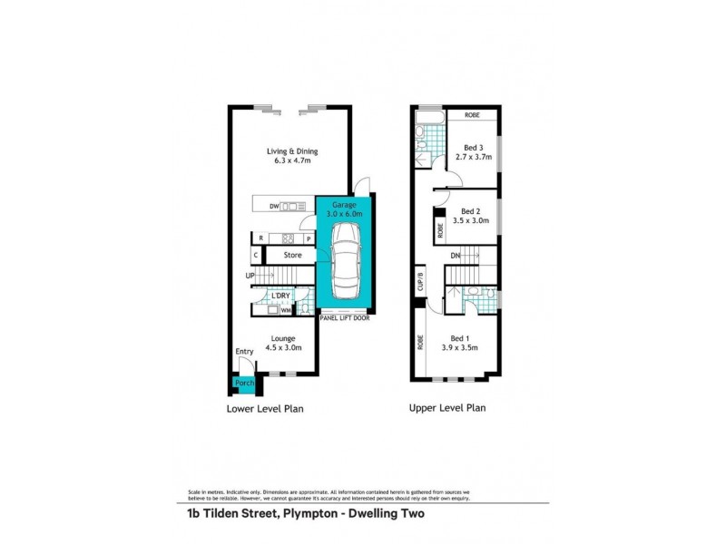 1b Tilden Street, Plympton SA 5038 Floorplan
