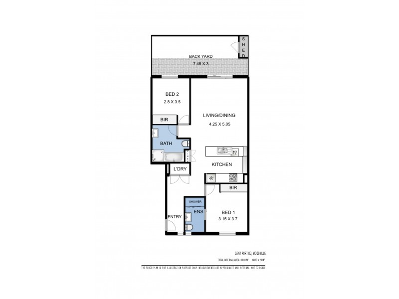 2/761 Port Road, Woodville SA 5011 Floorplan