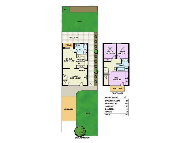 2/274 Sturt Road, Marion SA 5043 Floorplan