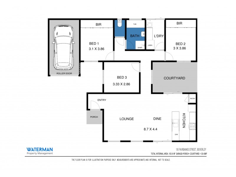 1/6 Fairbanks Street, Beverley SA 5009 Floorplan