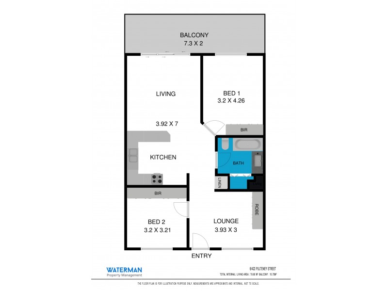 Unit 6/422 Pulteney Street, Adelaide SA 5000 Floorplan