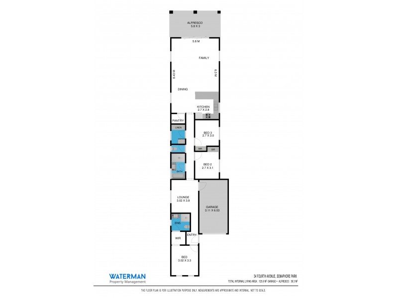 34 Fourth Avenue, Semaphore Park SA 5019 Floorplan