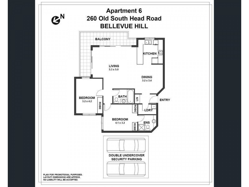 6/260 Old South Head Road, Bellevue Hill NSW 2023 Floorplan