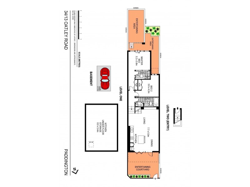 34/13 Oatley Road, Paddington NSW 2021 Floorplan