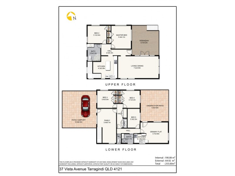 37 Vista Avenue, Tarragindi QLD 4121 Floorplan