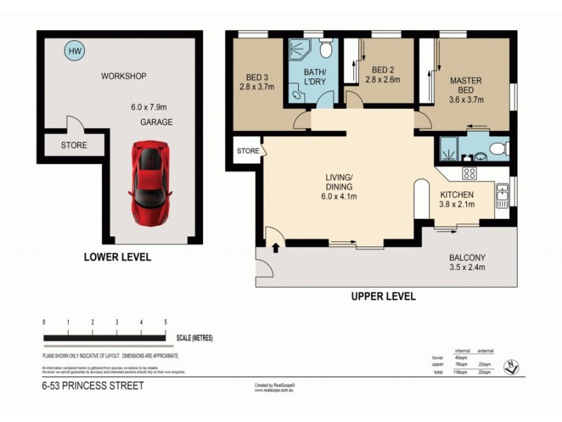 6/53 Princess Street, Taringa QLD 4068 Floorplan