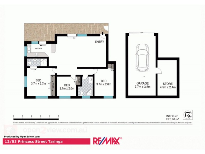 12/53 Princess St, Taringa QLD 4068 Floorplan