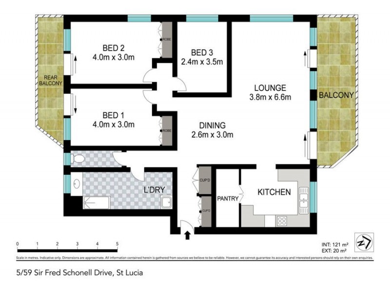 5/59 Sir Fred Schonell Drive, St Lucia QLD 4067