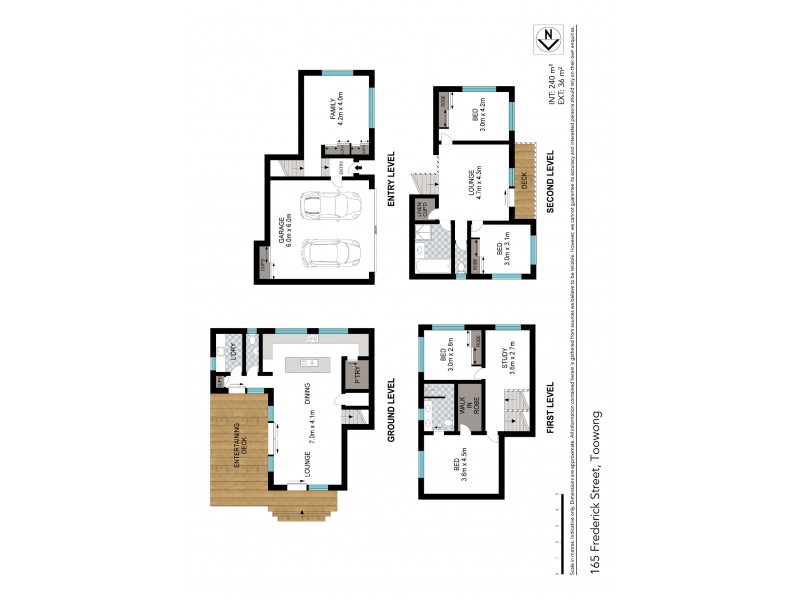 165 Frederck Street, Toowong QLD 4066 Floorplan