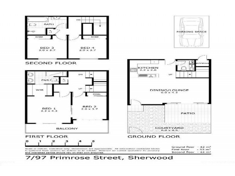 7/97 Primrose Street, Sherwood QLD 4075 Floorplan