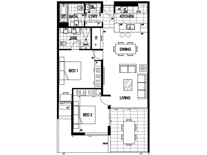 128/20 Egmont Street, Sherwood QLD 4075 Floorplan
