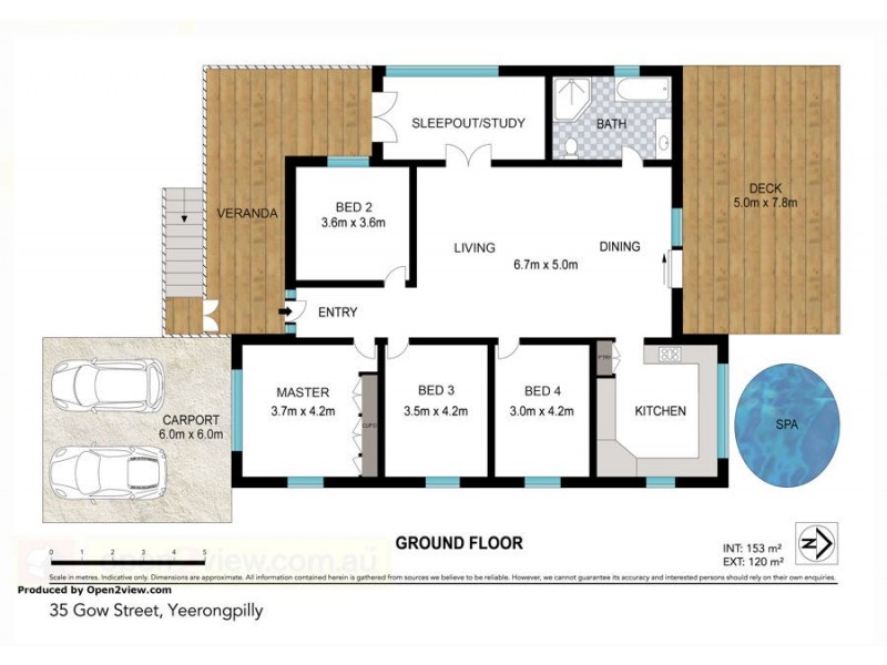 35 Gow Street, Yeerongpilly QLD 4105 Floorplan