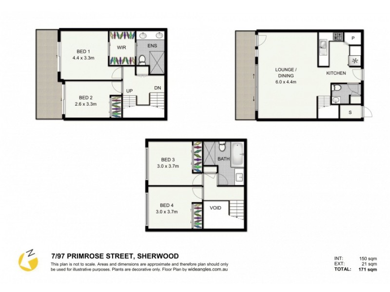 7/97 Primrose Street, Sherwood QLD 4075 Floorplan