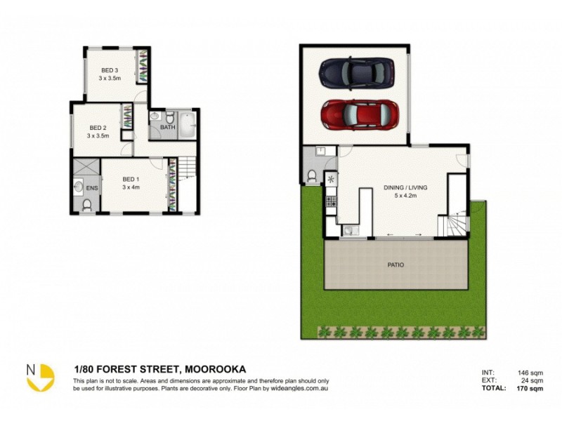 1/80 Forest Street, Moorooka QLD 4105 Floorplan