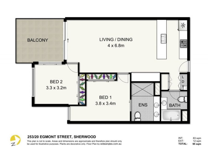 253/20 Egmont Street, Sherwood QLD 4075 Floorplan